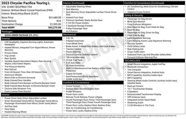 2023 Chrysler Pacifica Touring L - Photo 27