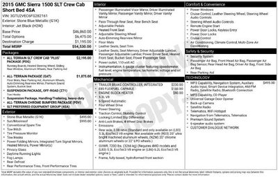 2015 GMC Sierra 1500 SLT