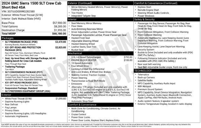 2024 GMC Sierra 1500 SLT